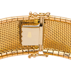 Bracelet Manchette en or jaune - Castafiore