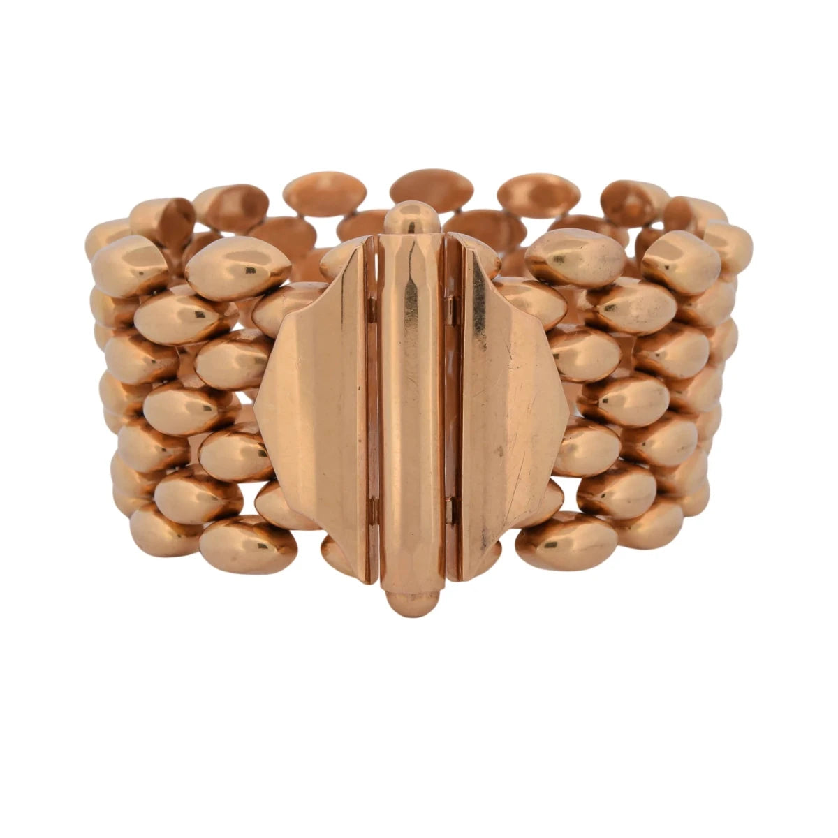 Bracelet Manchette en or jaune - Castafiore