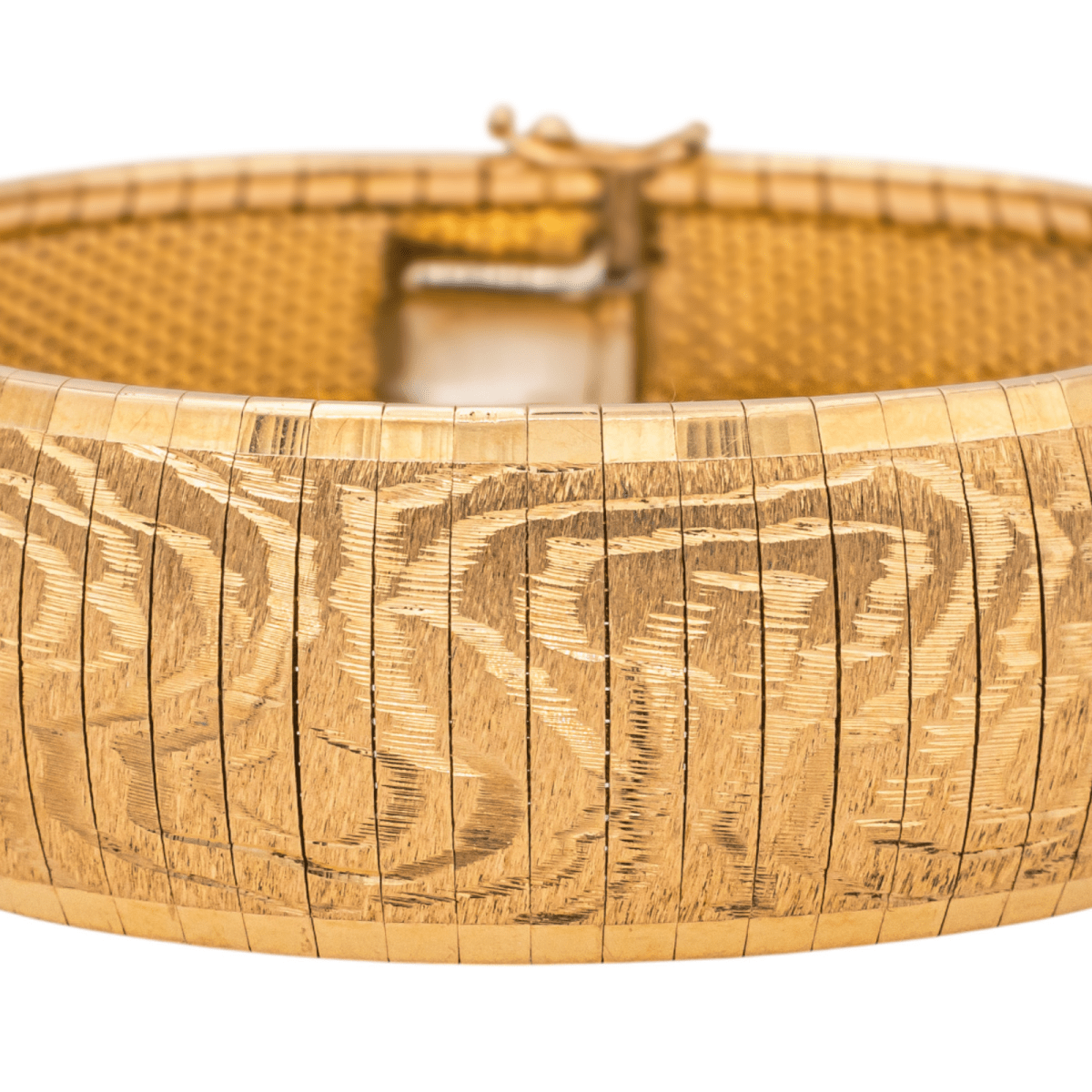 Bracelet Manchette en or jaune - Castafiore