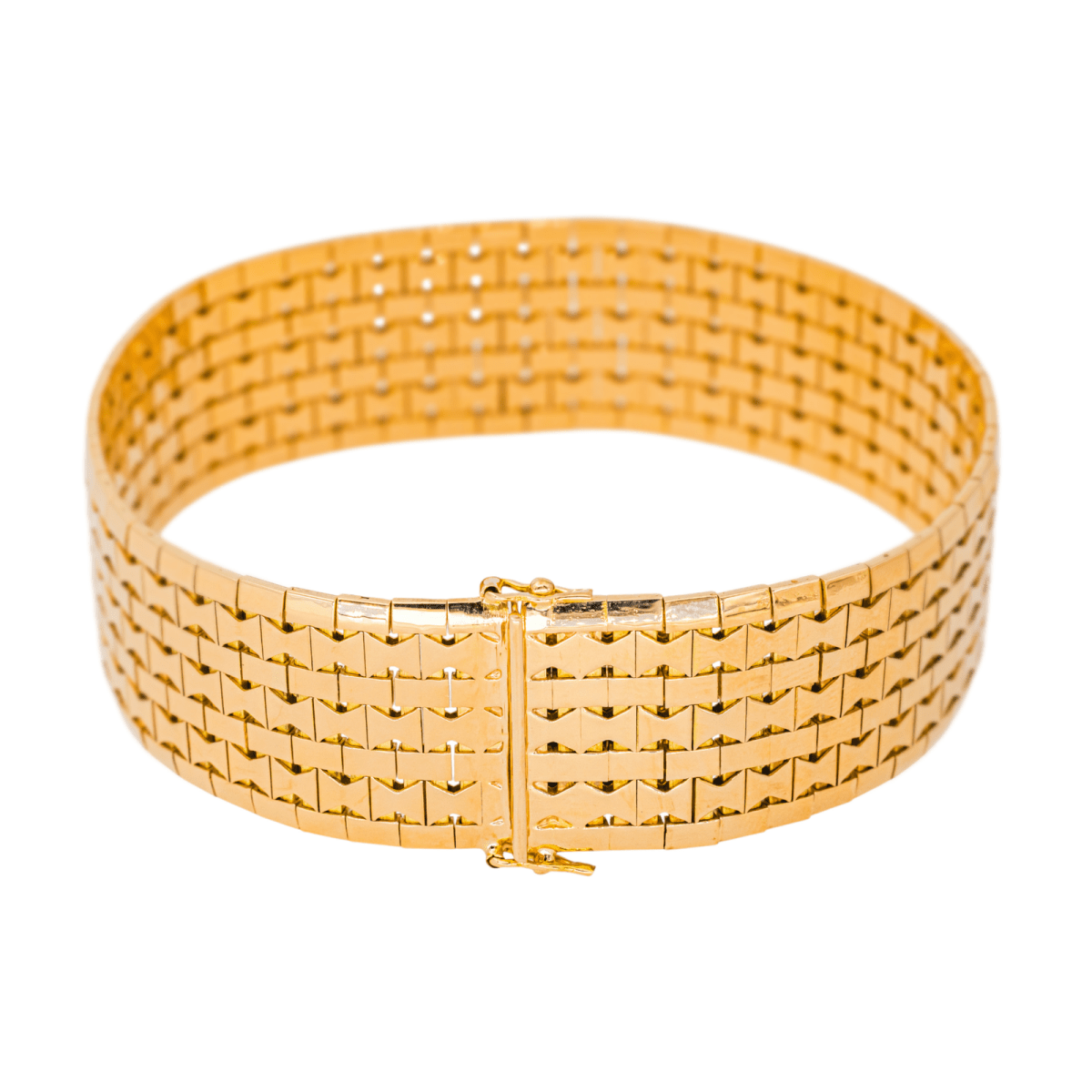 Bracelet Manchette en or jaune - Castafiore