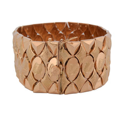 Bracelet Manchette en or jaune - Castafiore