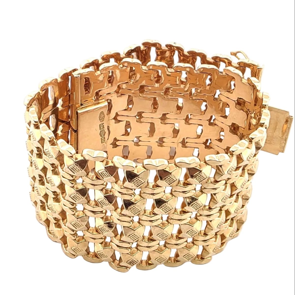 Bracelet Cuff in yellow gold