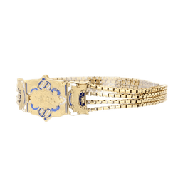Bracelet Manchette en or jaune - Castafiore