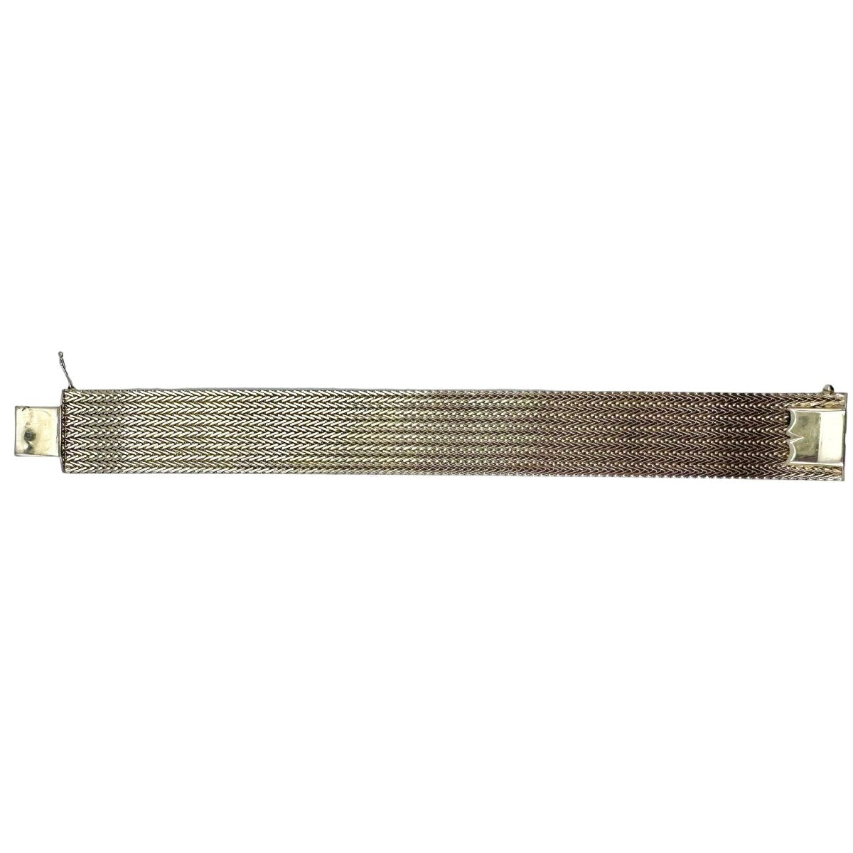 Bracelet Manchette en or jaune - Castafiore