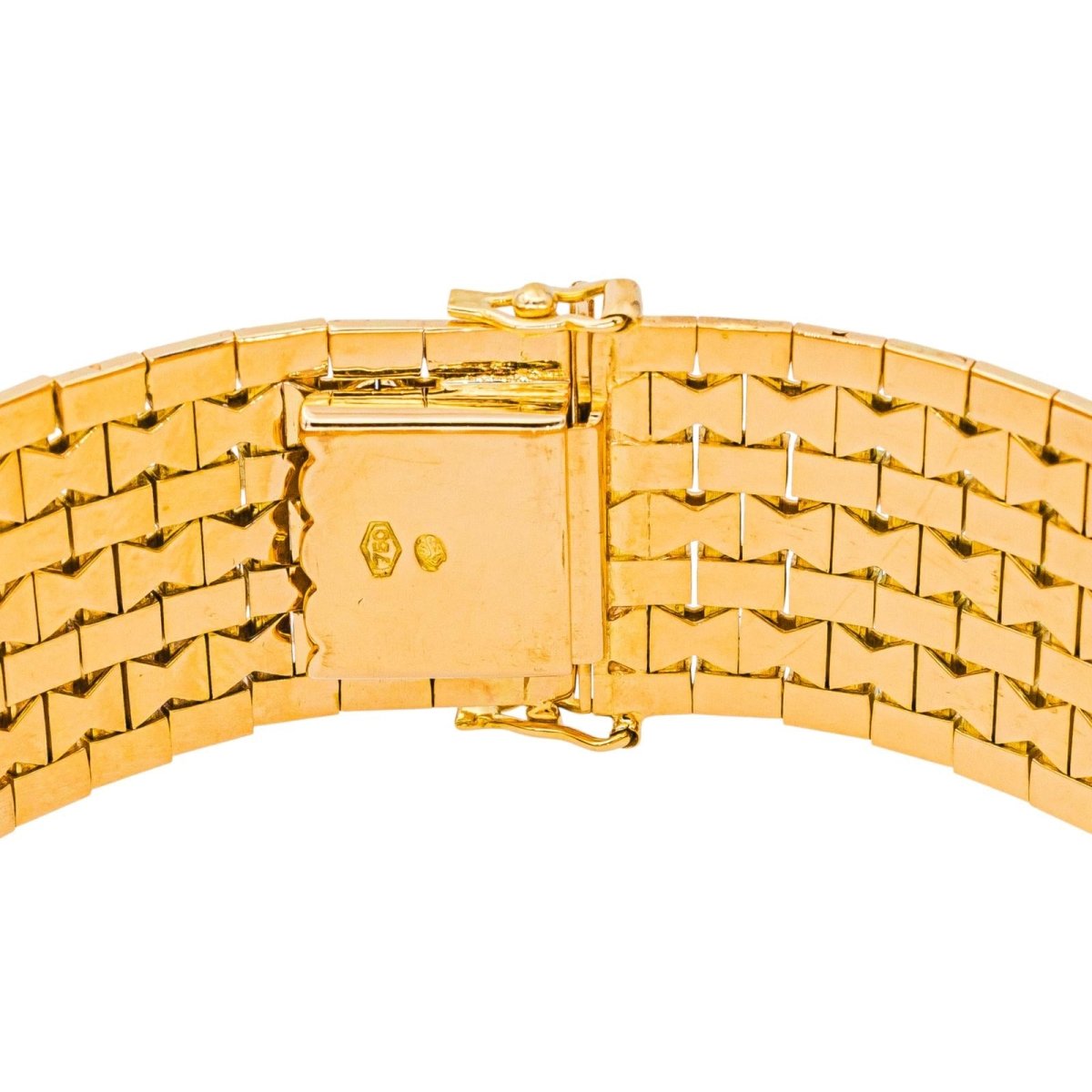 Bracelet Manchette en or jaune - Castafiore