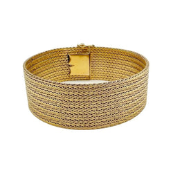 Bracelet Manchette en or jaune - Castafiore