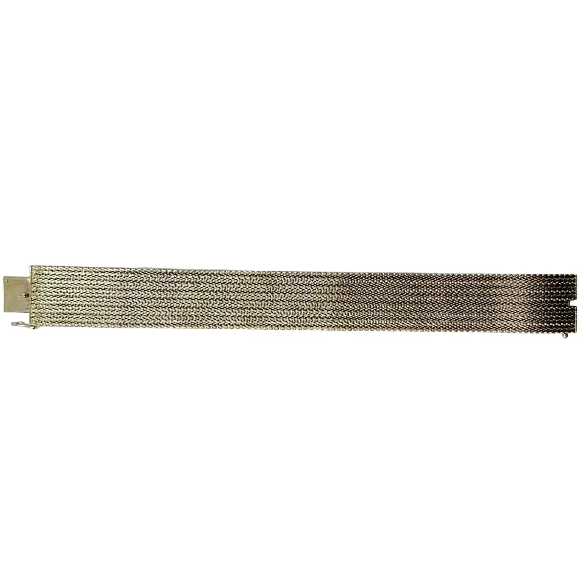 Bracelet Manchette en or jaune - Castafiore