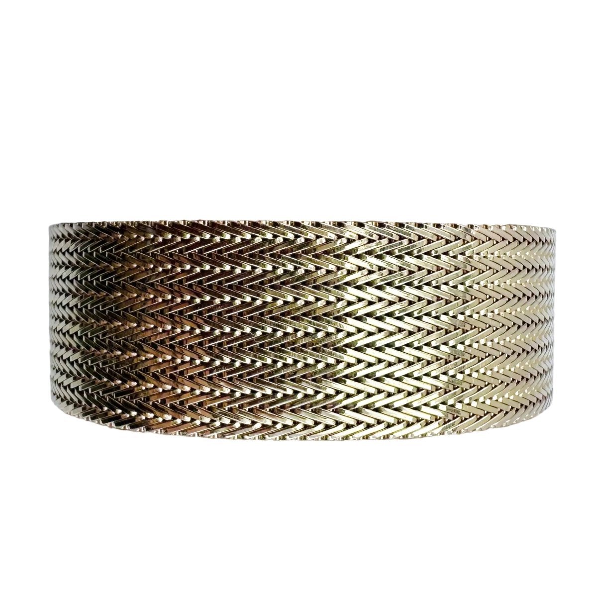 Bracelet Manchette en or jaune - Castafiore