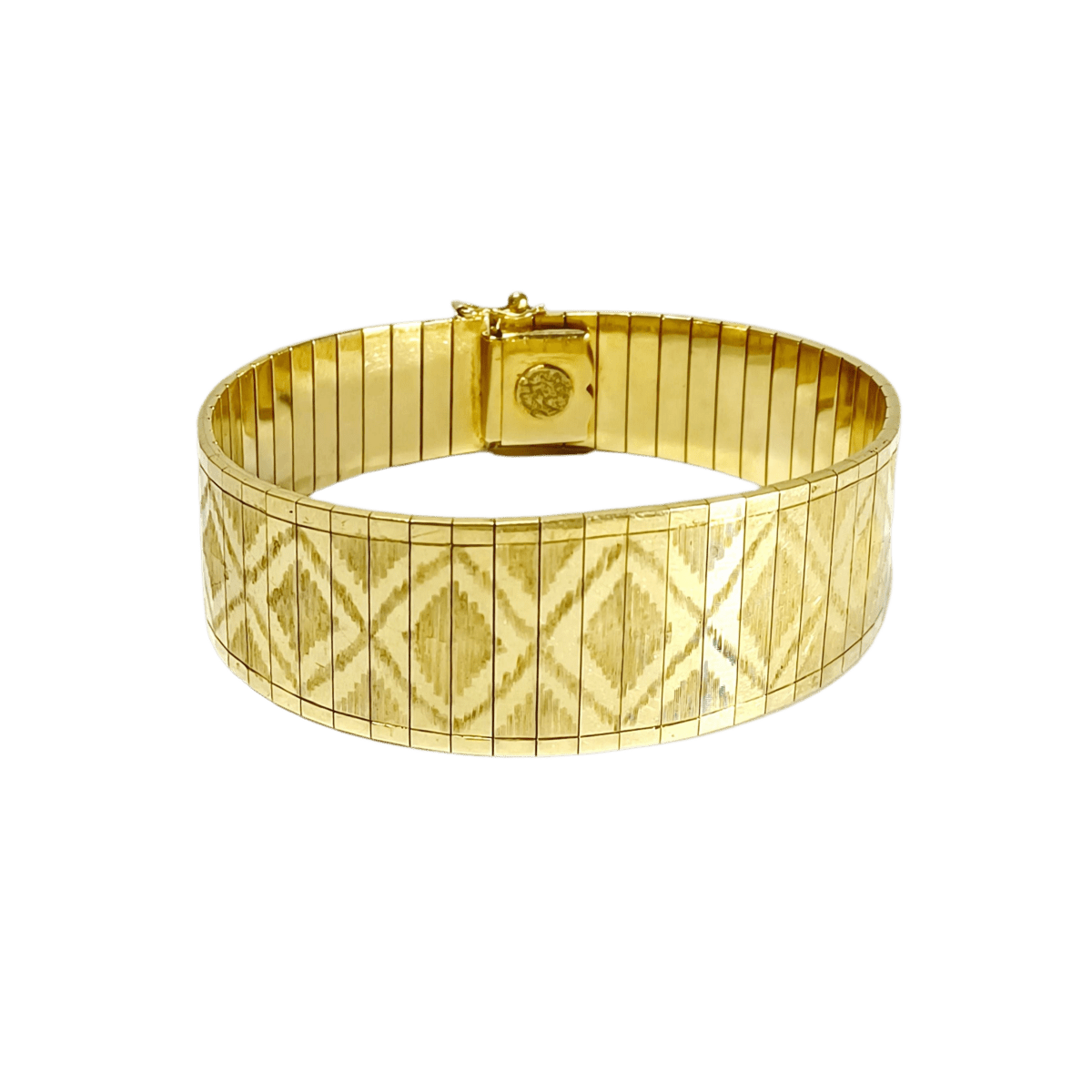 Bracelet Manchette en or jaune - Castafiore