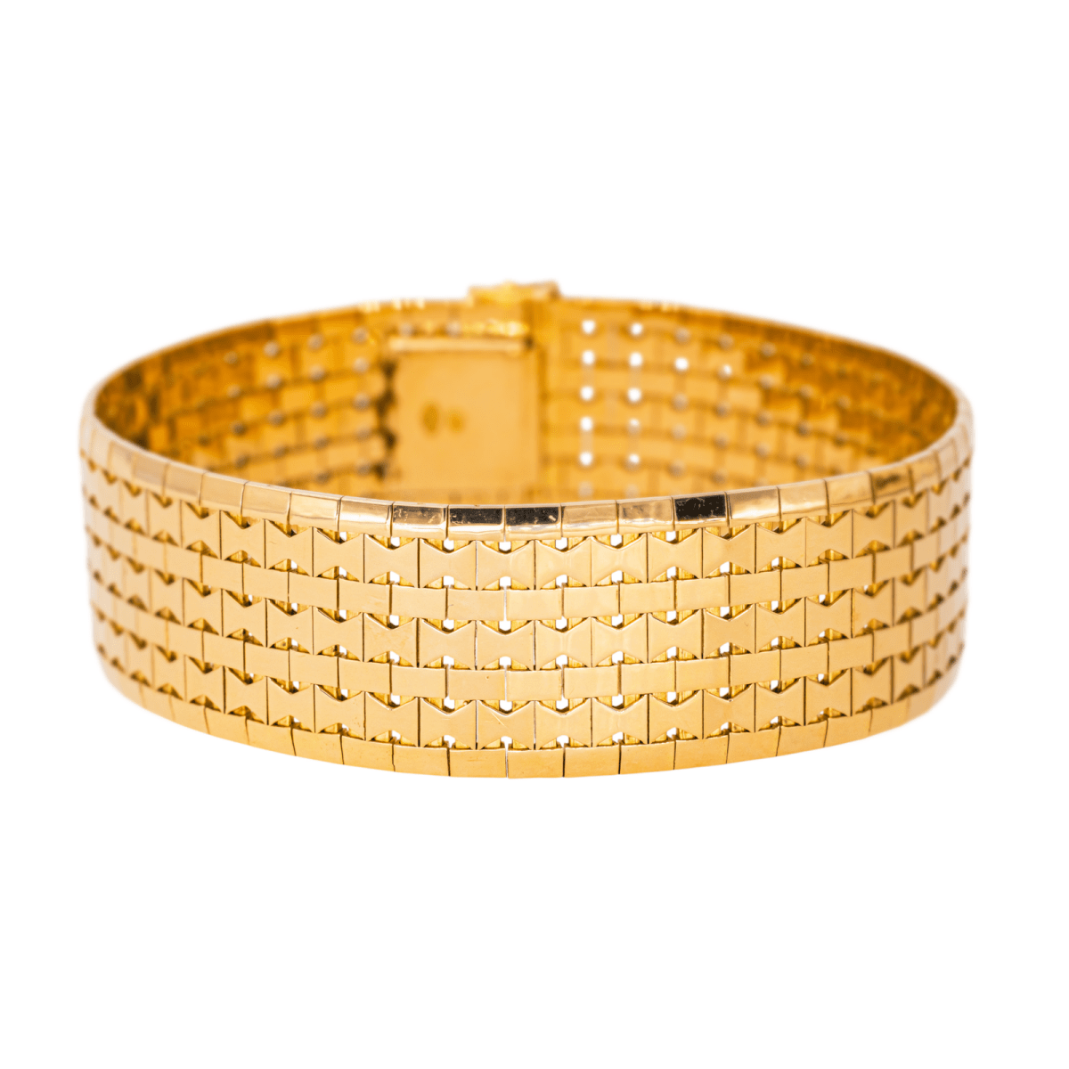 Bracelet Manchette en or jaune - Castafiore
