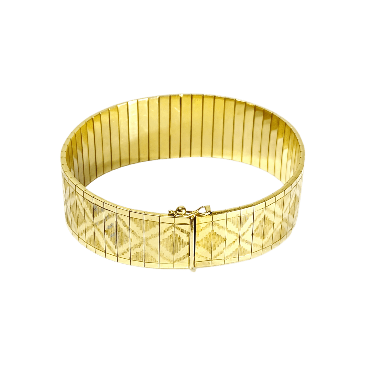 Bracelet Manchette en or jaune - Castafiore