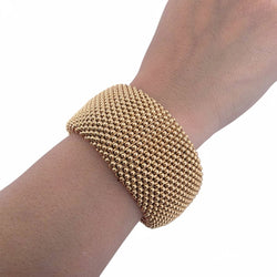 Bracelet Cuff in yellow gold