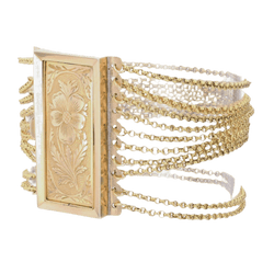 Bracelet Manchette en or rose - Castafiore