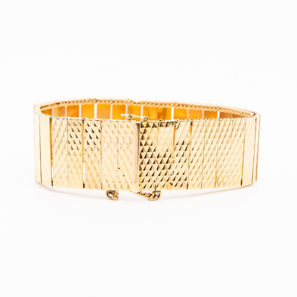 Bracelet Manchette en or rose - Castafiore