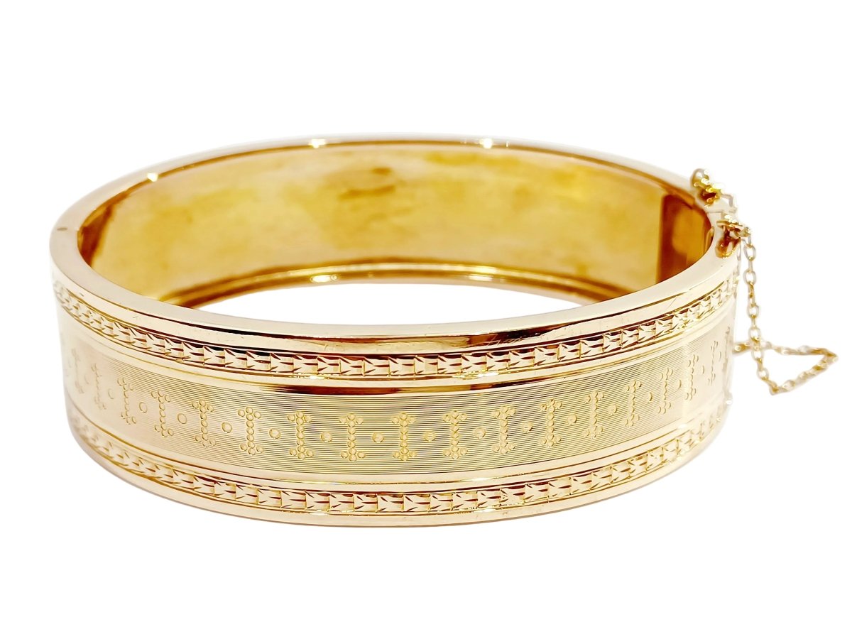 Bracelet Manchette en or rose - Castafiore