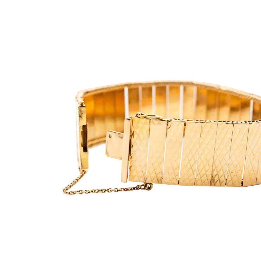 Bracelet Manchette en or rose - Castafiore