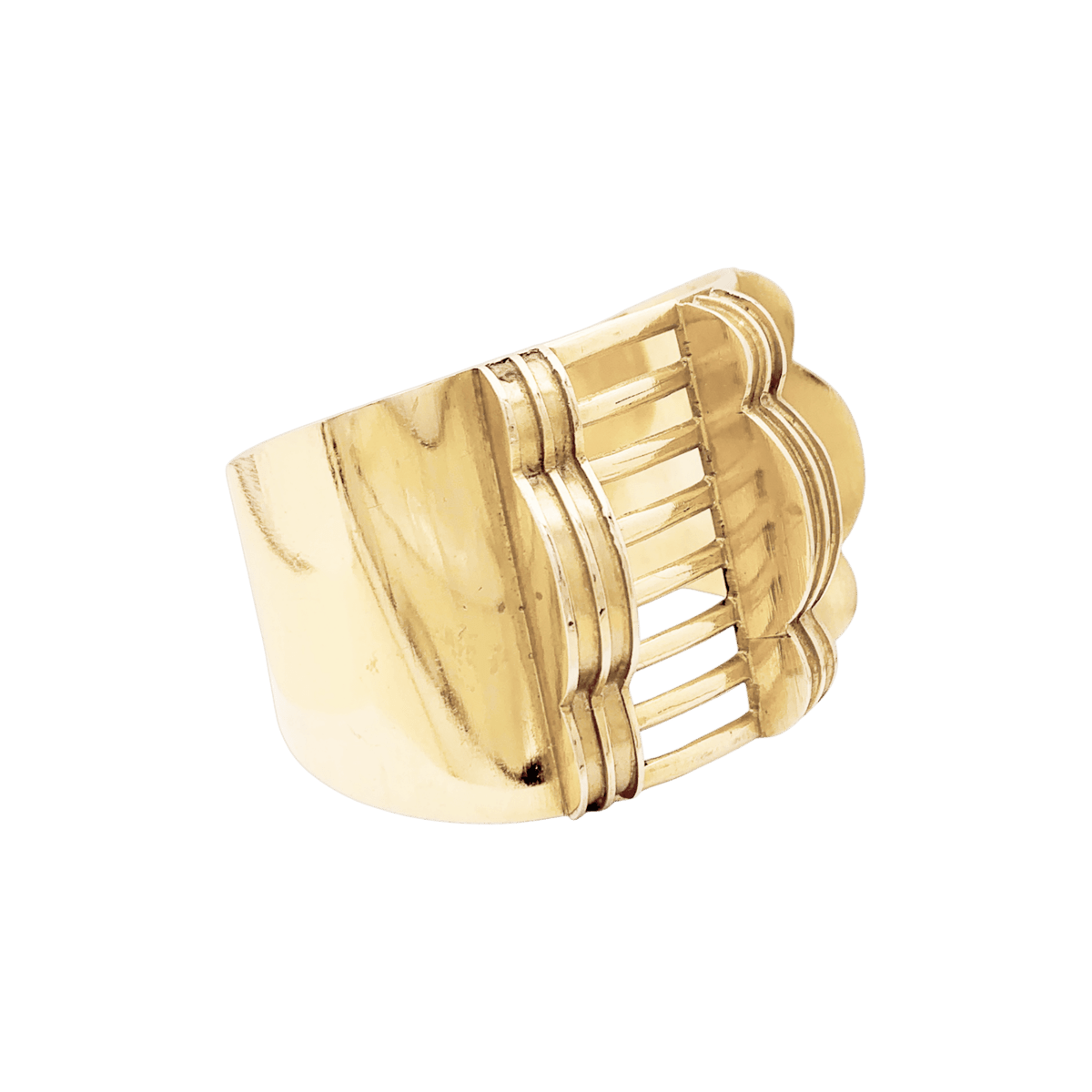 Bracelet Manchette en or rose - Castafiore