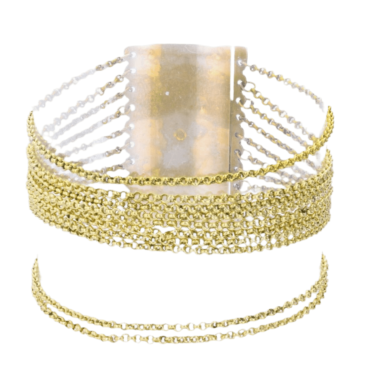 Bracelet Manchette en or rose - Castafiore