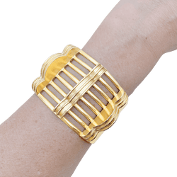 Bracelet Manchette en or rose - Castafiore
