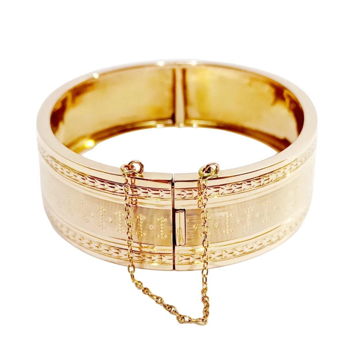 Bracelet Manchette en or rose - Castafiore