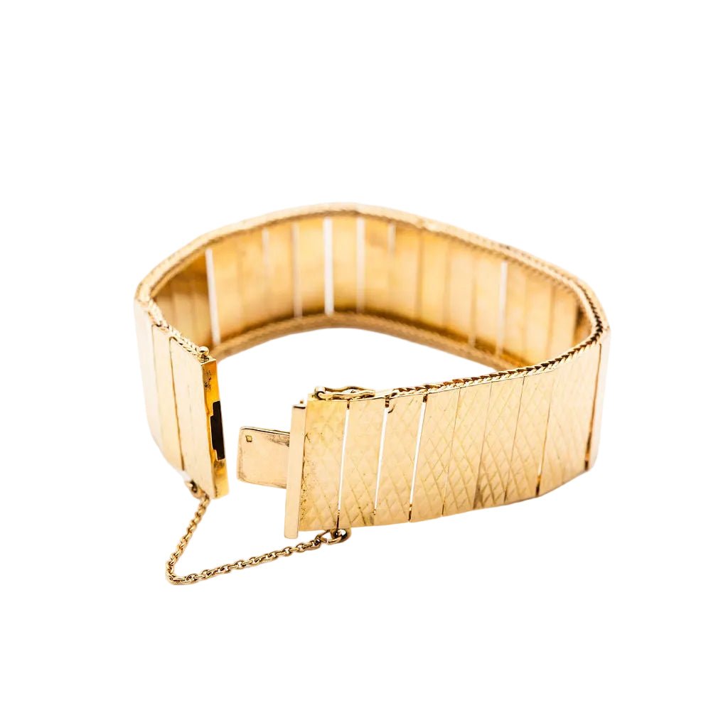 Bracelet Manchette en or rose - Castafiore