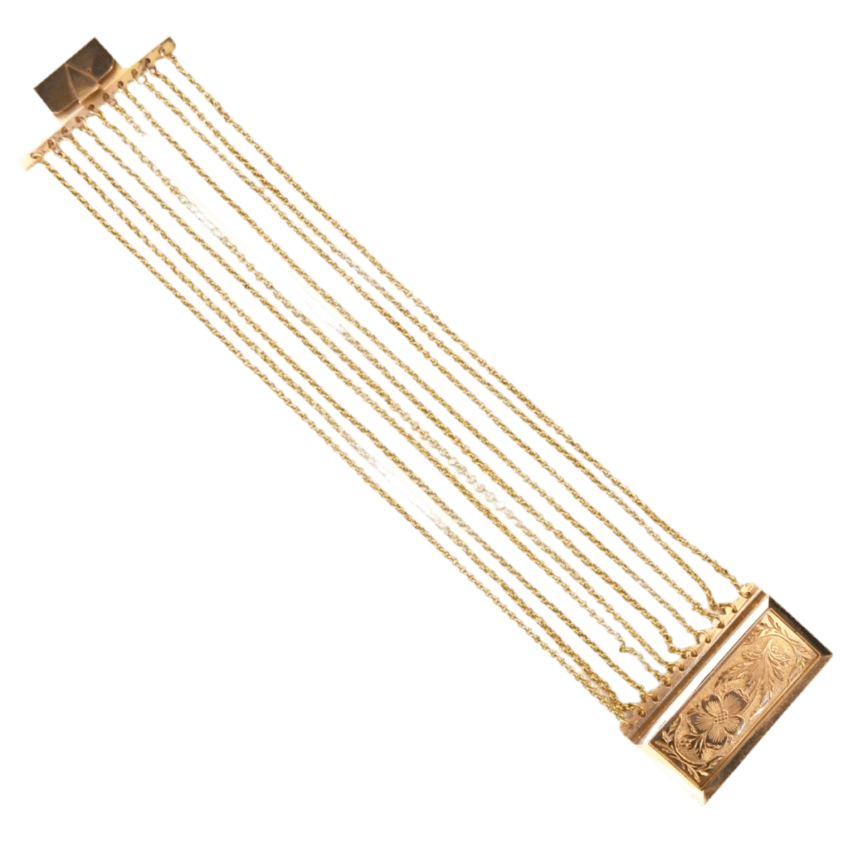 Bracelet Manchette en or rose - Castafiore