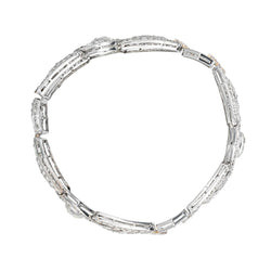 Bracelet Manchette en platine et diamants - Castafiore