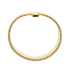 Bracelet Manchette GEORGES LENFANT en or jaune - Castafiore