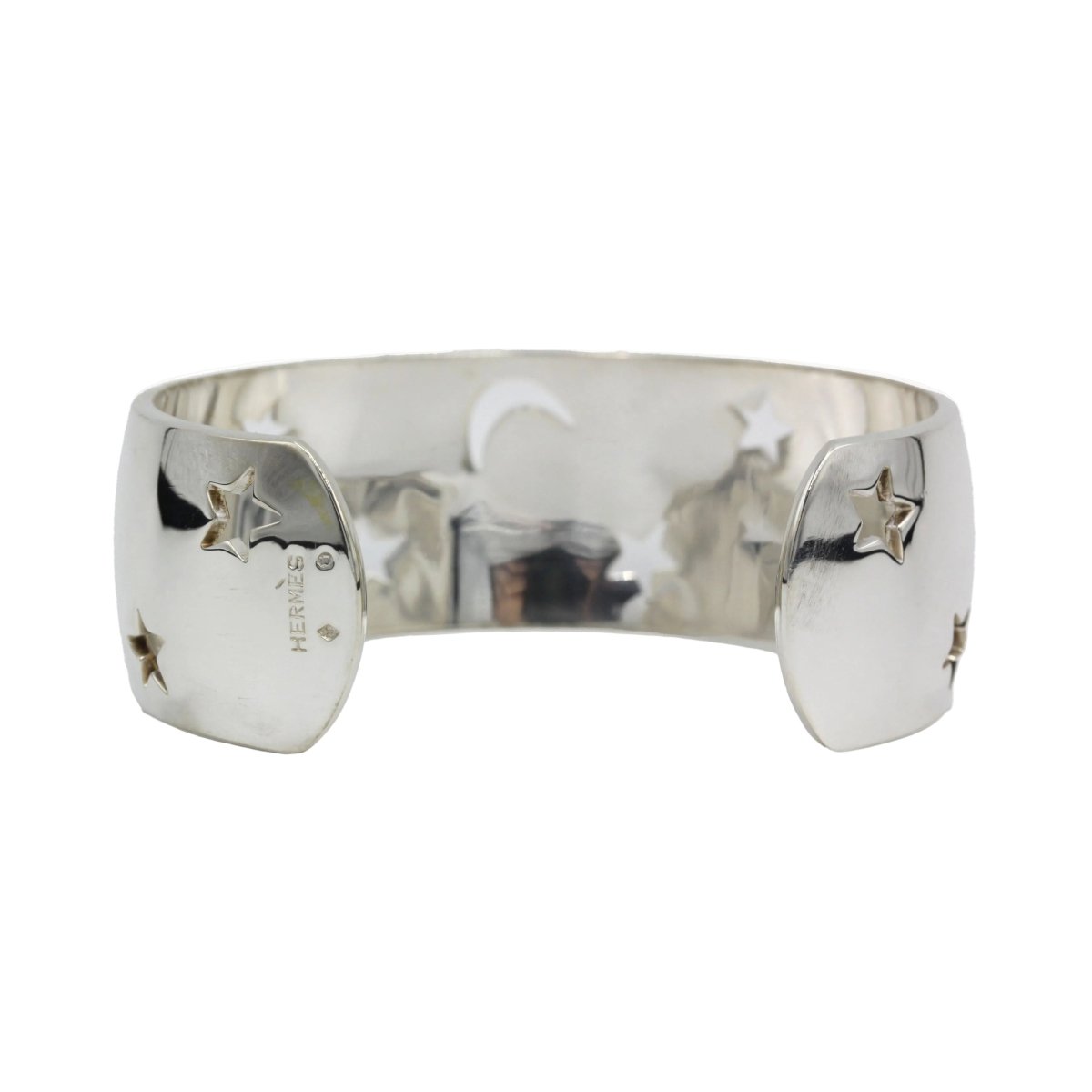 Bracelet Manchette HERMÈS en argent - Castafiore