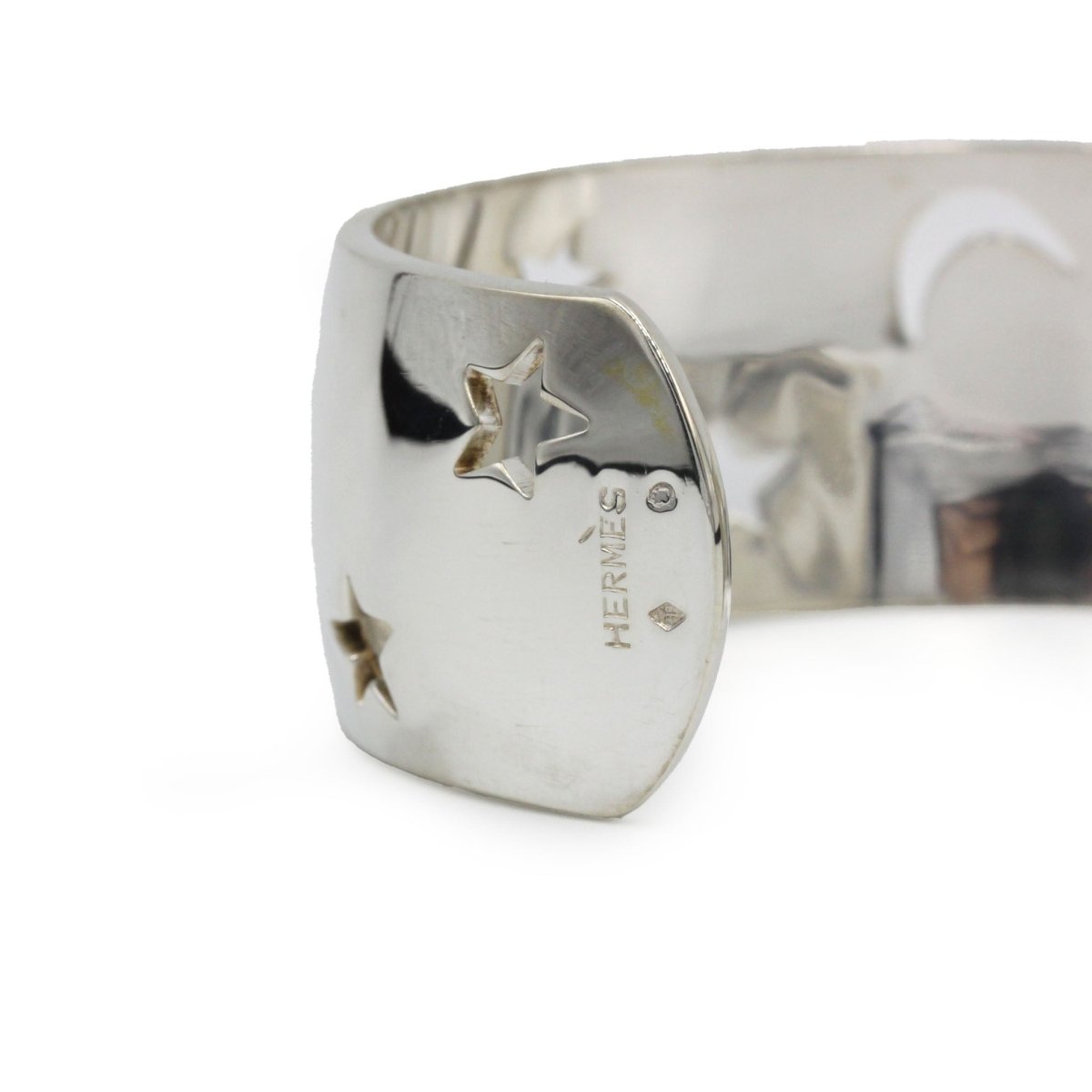Bracelet Manchette HERMÈS en argent - Castafiore