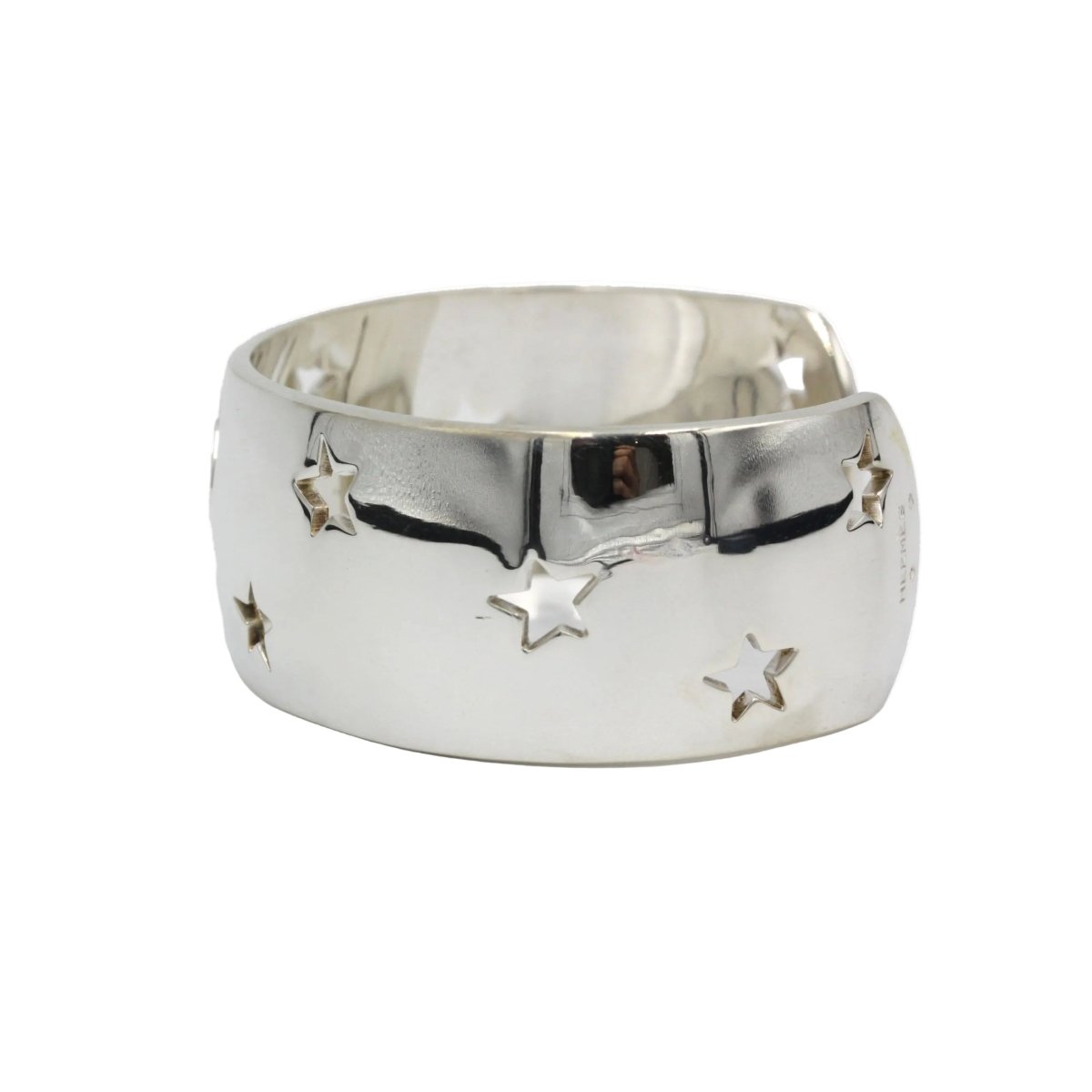 Bracelet Manchette HERMÈS en argent - Castafiore