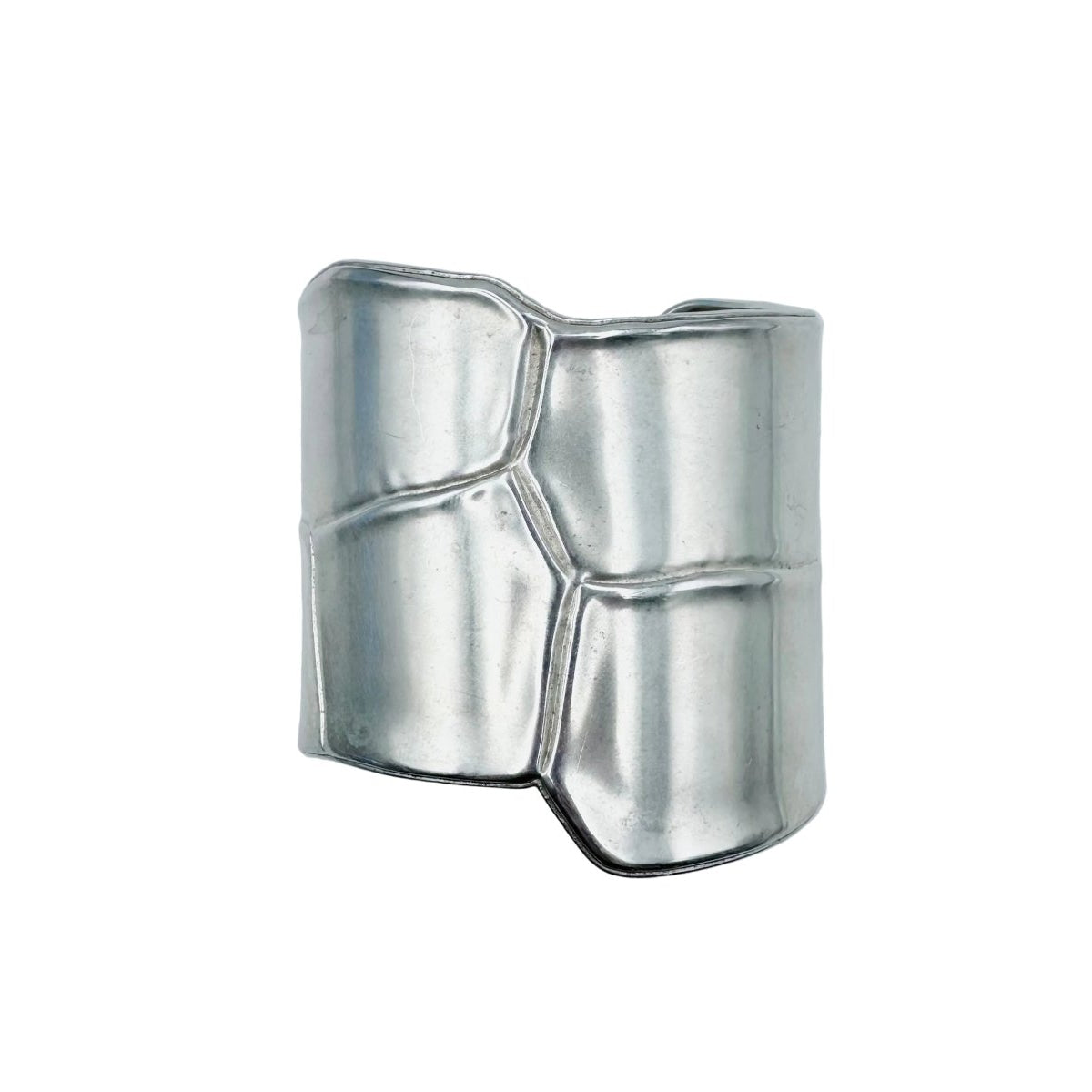 Bracelet Manchette HERMÈS "Niloticus Éclat" en argent - Castafiore