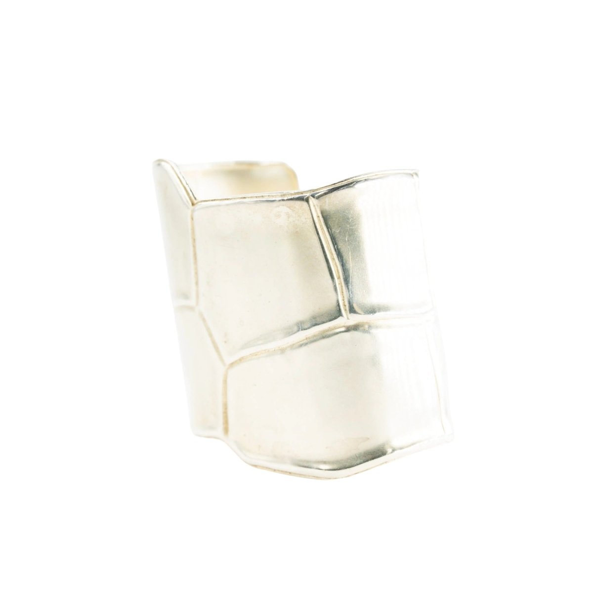 Bracelet Manchette HERMÈS "Niloticus Éclat" en argent - Castafiore