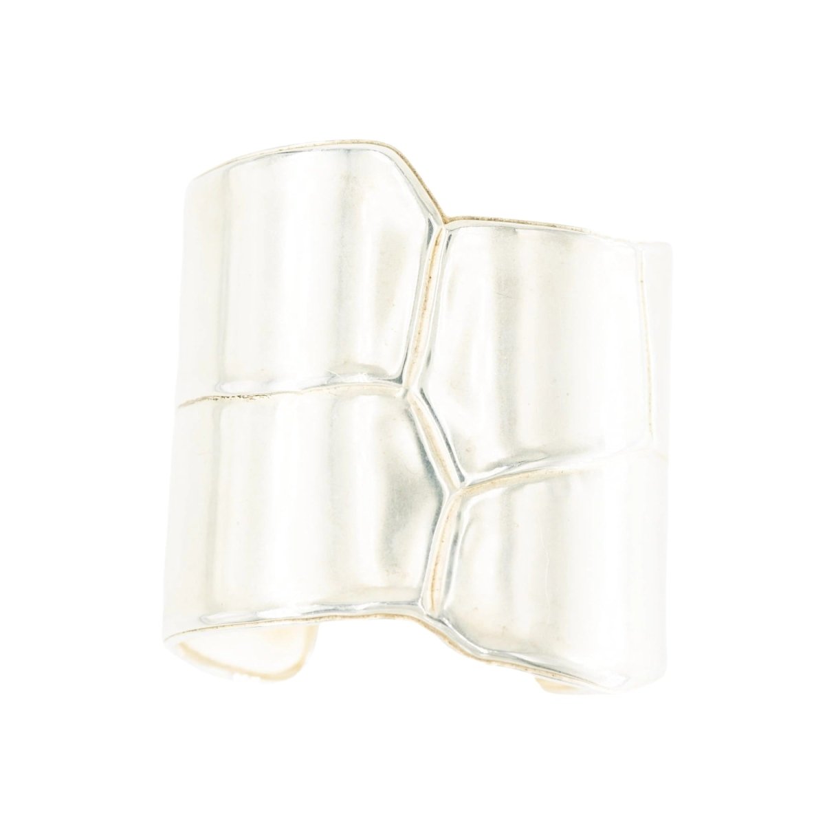 Bracelet Manchette HERMÈS "Niloticus Éclat" en argent - Castafiore