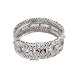 Bracelet White gold cuff diamond