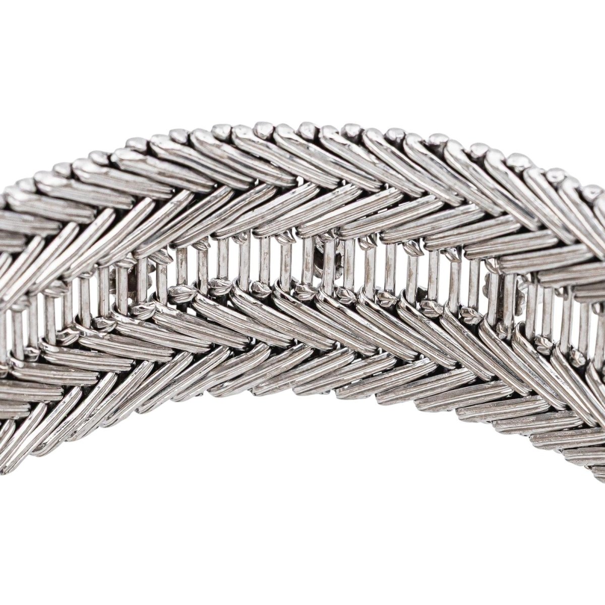 Bracelet White gold cuff diamond