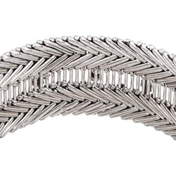 Bracelet White gold cuff diamond