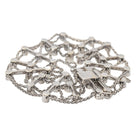 Bracelet Manchette Or blanc Diamant - Castafiore