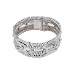 Bracelet White gold cuff diamond