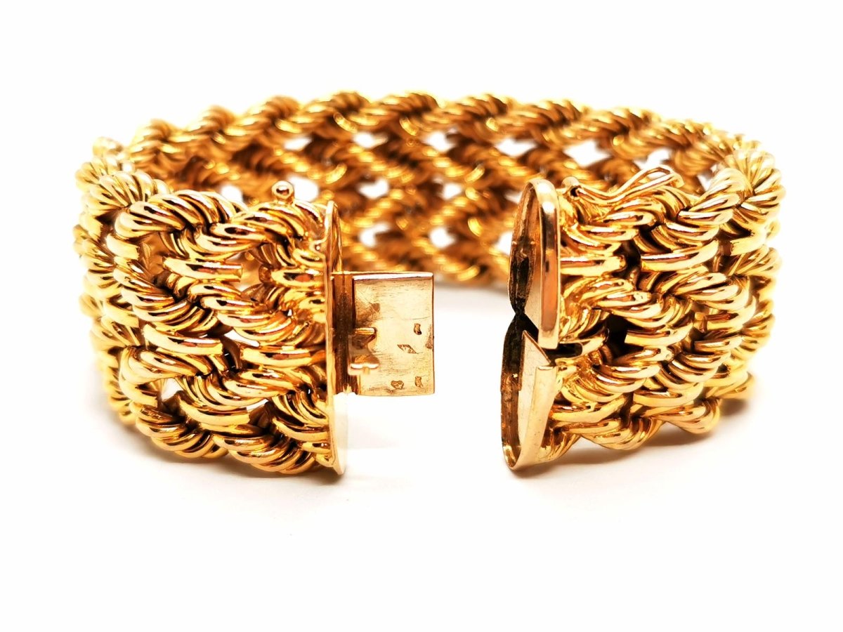 Bracelet Manchette Or jaune - Castafiore