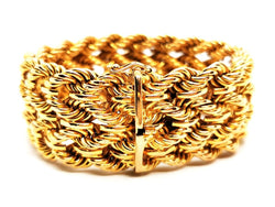 Bracelet Manchette Or jaune - Castafiore