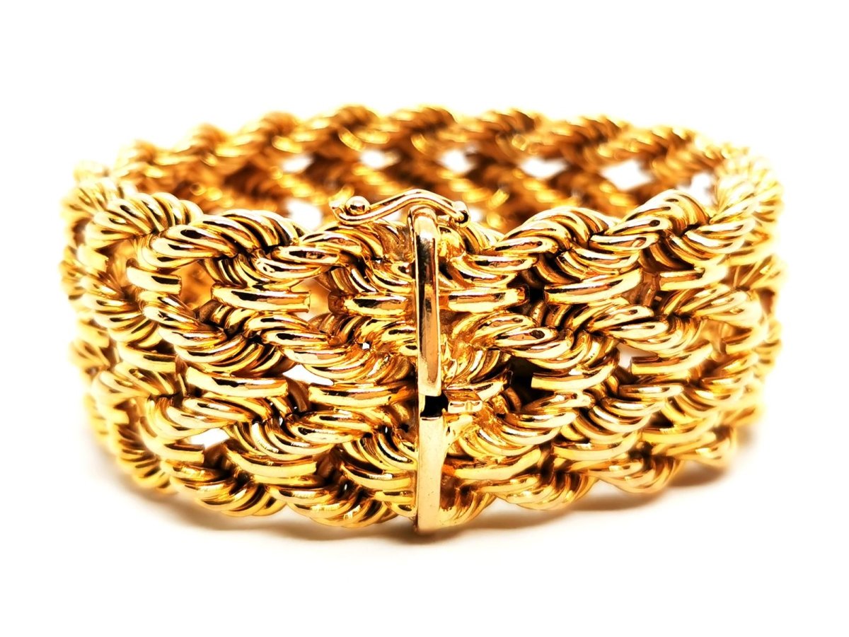 Bracelet Manchette Or jaune - Castafiore