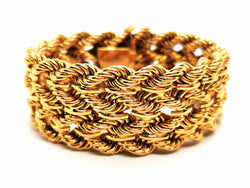 Bracelet Manchette Or jaune - Castafiore