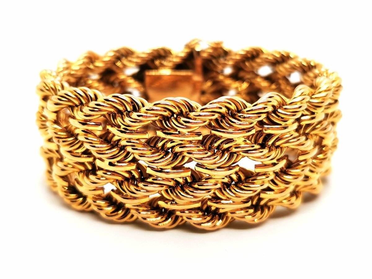 Bracelet Manchette Or jaune - Castafiore