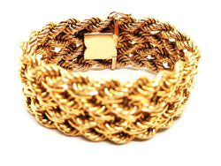 Bracelet Manchette Or jaune - Castafiore