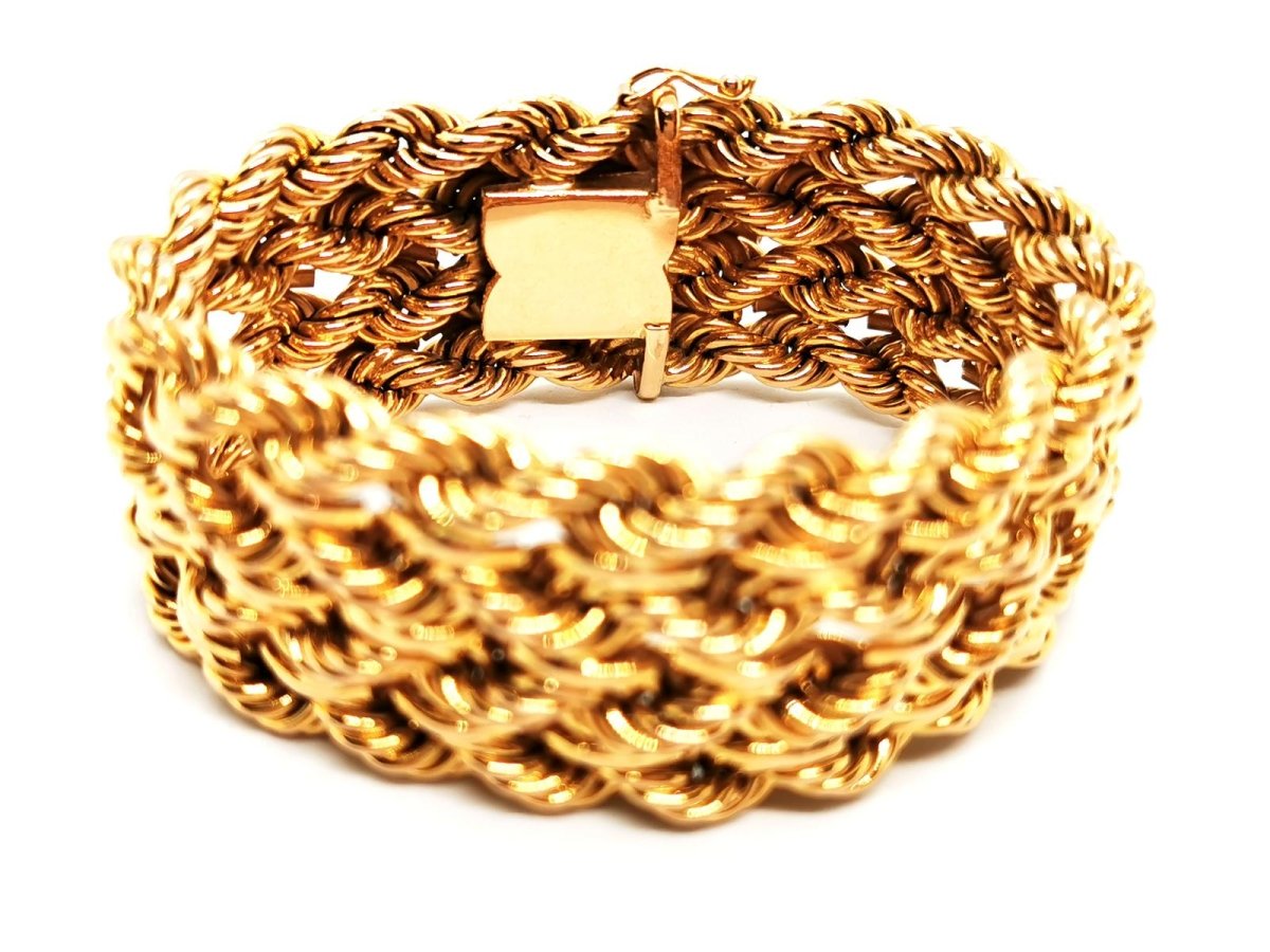 Bracelet Manchette Or jaune - Castafiore