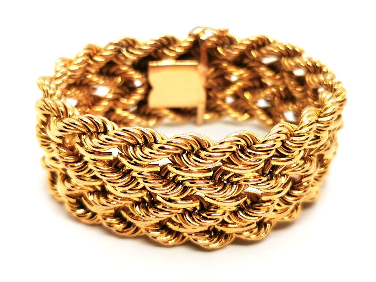 Bracelet Manchette Or jaune - Castafiore