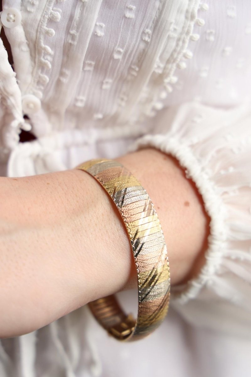 Bracelet Manchette Or jaune - Castafiore
