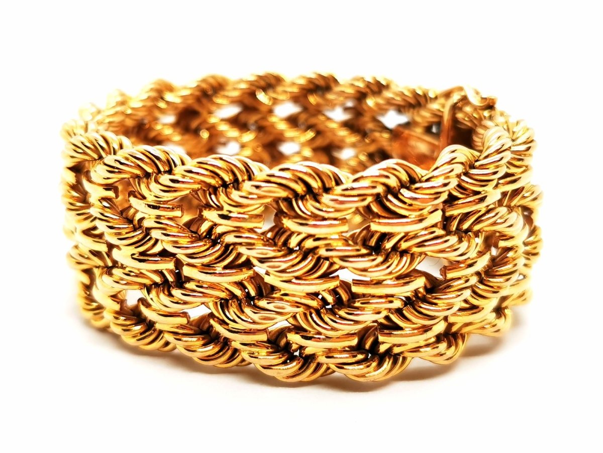 Bracelet Manchette Or jaune - Castafiore