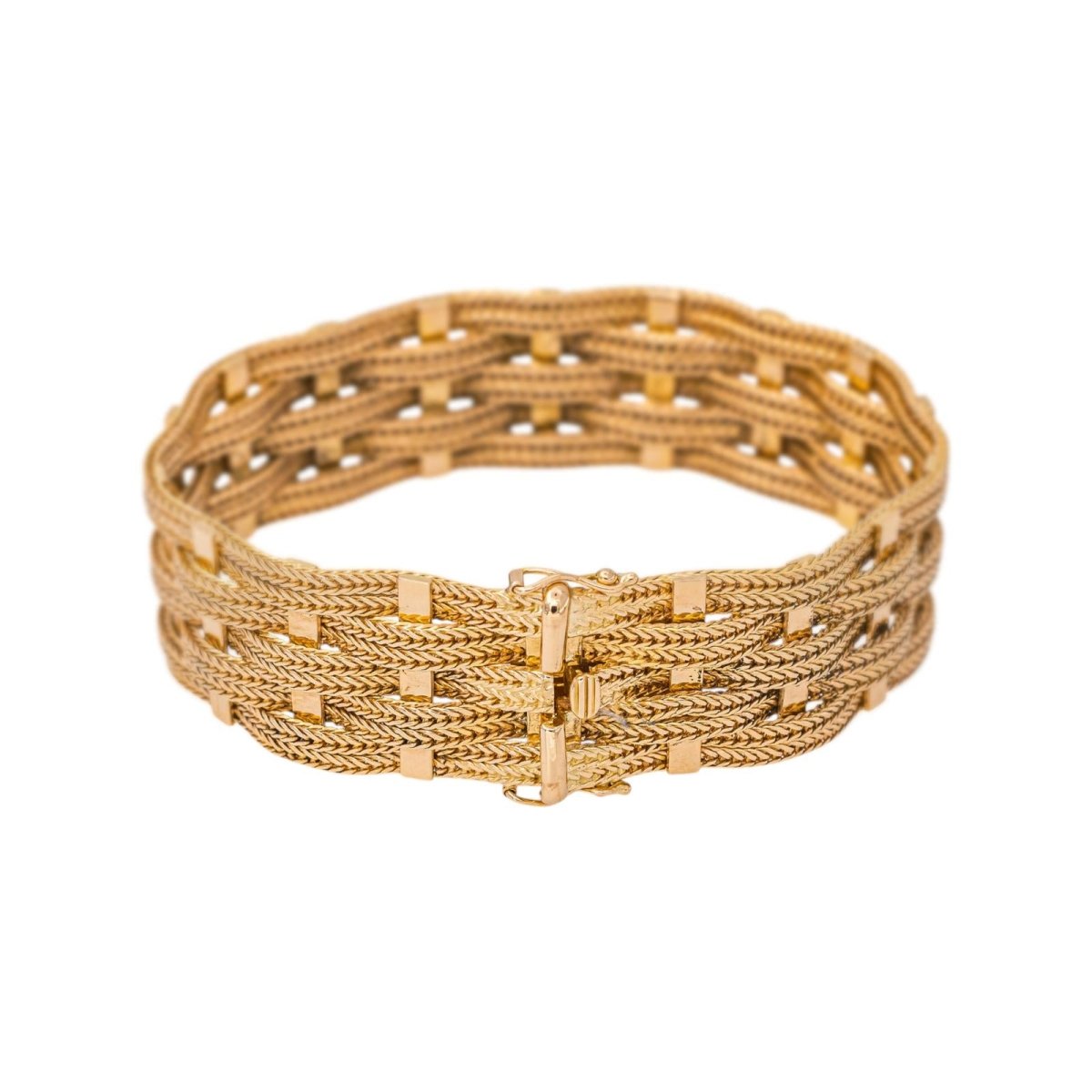 Bracelet Manchette Or rose - Castafiore